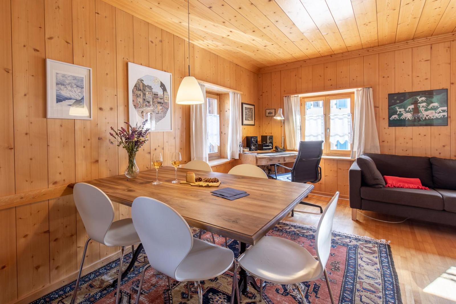 Appartamento Chasa Tredeschin Scuol Esterno foto